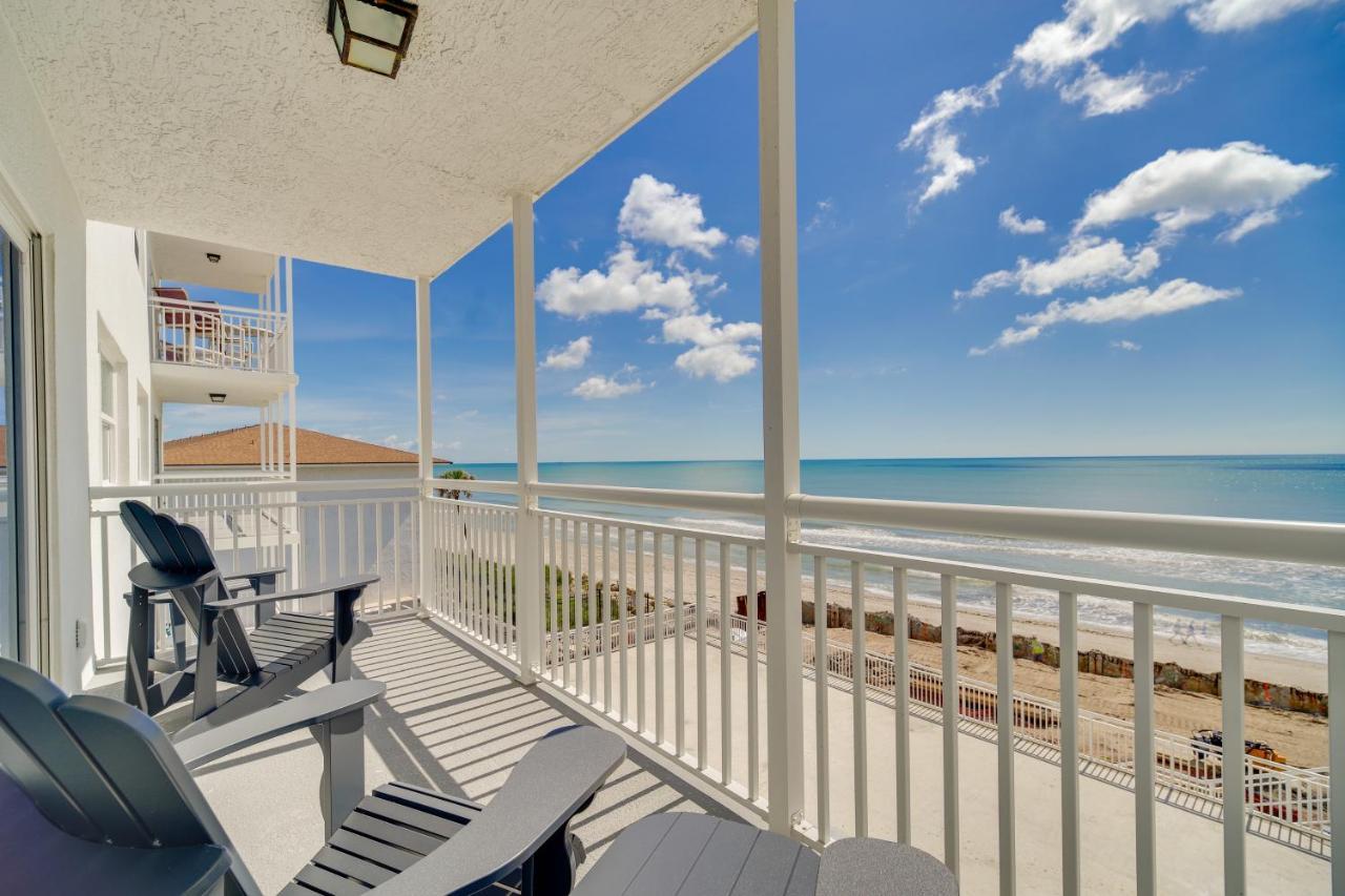 Oceanfront Satellite Beach Condo With Balcony, Views Экстерьер фото